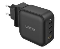 Ładowarka i akumulator UNITEK Ładowarka sieciowa GaN - 4 porty, PD, 100W P1112ABK